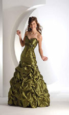 Flirt 1203 Shimmer Moss Dress